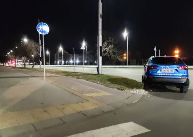Шофьор на необичайно място - в насрещното и на завой СНИМКА