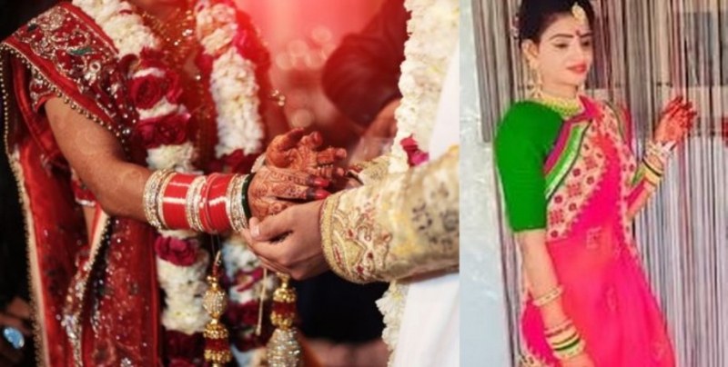 В Индия, точно по време на собствената си сватба, младо