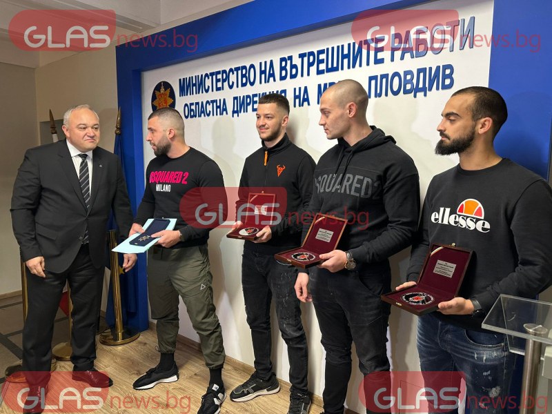 Иван Демерджиев награди спортистите за гражданския арест в Пловдив СНИМКИ