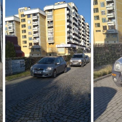 Пловдивчанка изрази възмущението си от паркирани коли в града Мястото
