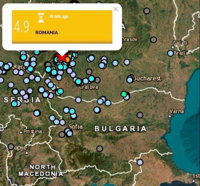Земетресение разклати Румъния, усети се в няколко града у нас