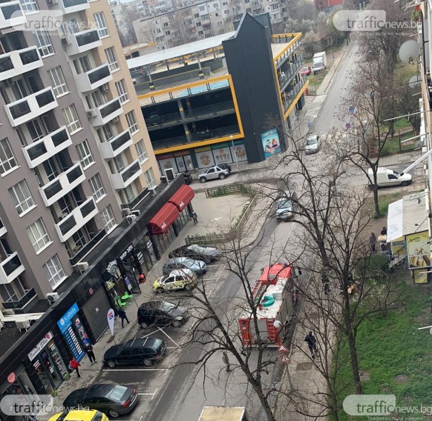 Газова бутилка избухна в Пловдив, има щети СНИМКИ