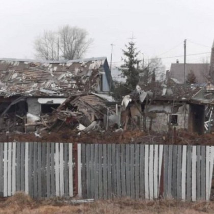 В град Киреевск Тулска област в Русия падна и се взриви неизвестен