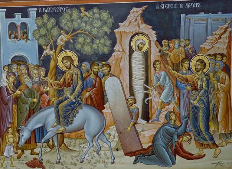 На този ден църквата чества възкръсването на Лазар.На Лазаровден девойките