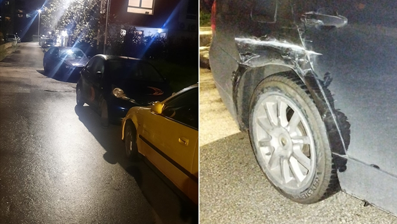 Хванаха шофьора-беглец, блъснал паркирани коли във Велико Търново