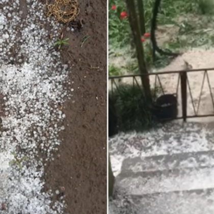На Възкресение Христово градушка удари части от България Ледени късове са