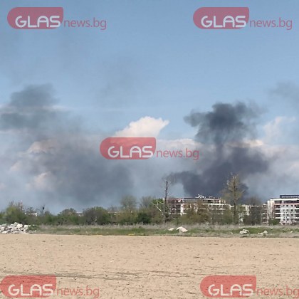 Пожар гори в този момент в Пловдив Черен пушек се
