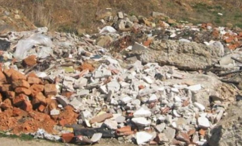 Незаконно сметище за строителни отпадъци се появи на по-малко от
