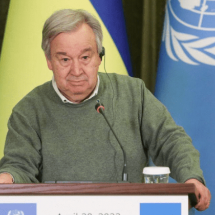 Генералният секретар на ООН Антониу Гутериш смята че мирните преговори