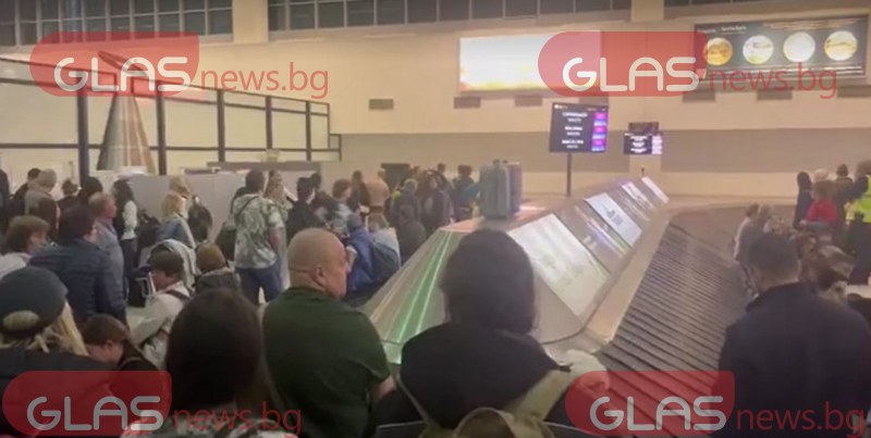 Напрежение заради багажите на пътници на летище София ВИДЕО