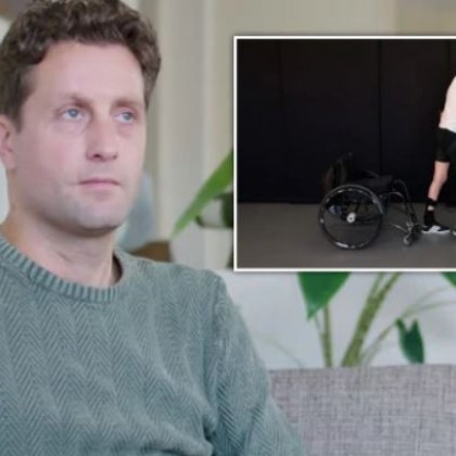 Мъж парализиран при катастрофа с велосипед преди повече от десетилетие