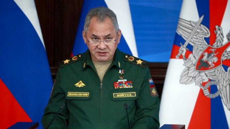 Руският министър на отбраната Сергей Шойгу заяви днес, че Западът
