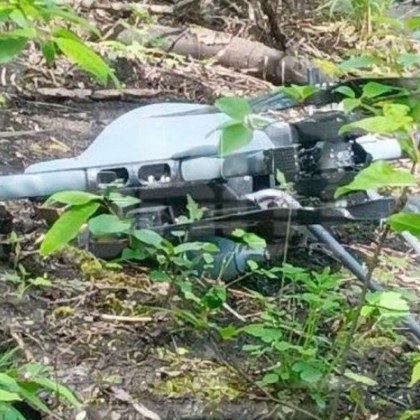 В района на Курск руснаците са свалили дрон T150 произведен