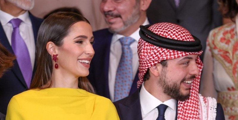 28-годишният престолонаследник принц Хюсеин на Йордания и неговата 28-годишна годеница