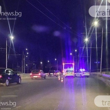Автобус от градския транспорт на Пловдив е ударил моторист Инцидентът