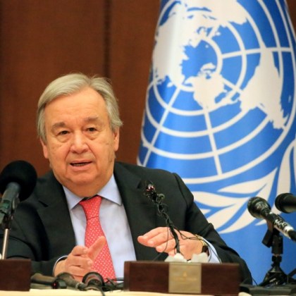 Генералният секретар на ООН Антониу Гутериш заяви че взривяването на