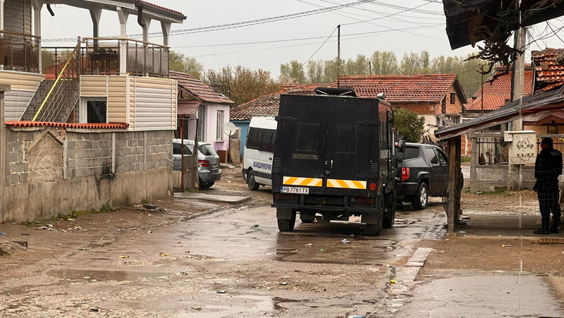 Почерня от полиция в пловдивския квартал 