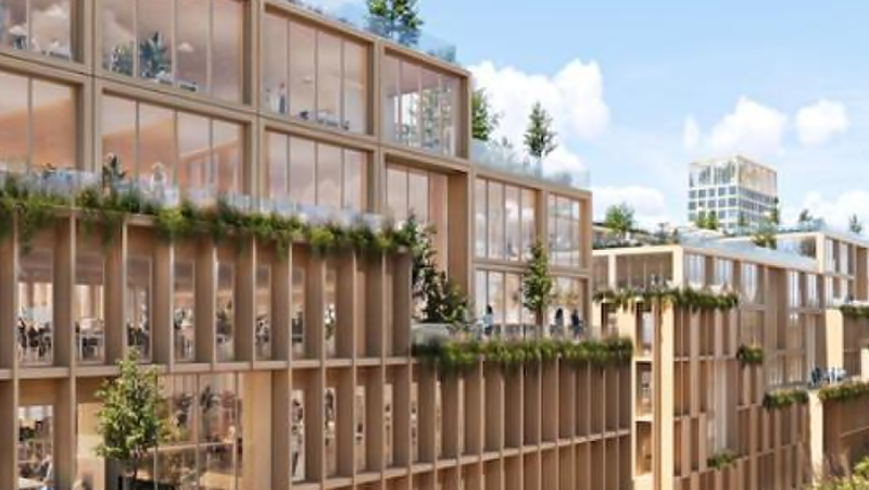 Шведска фирма строи най-големия дървен град в света