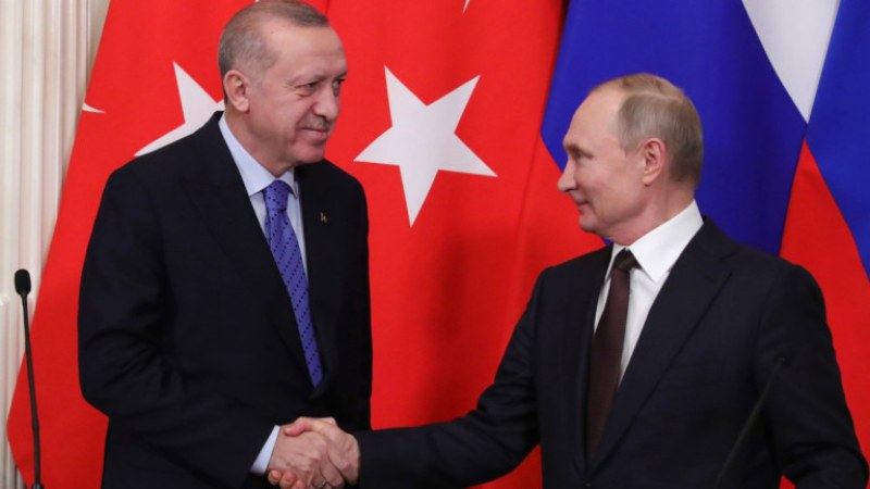 Ердоган подкрепи Путин