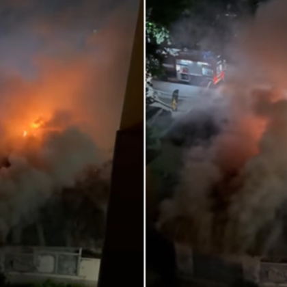 Пожар е лумнал тази нощ в пловдивския квартал Кючука разбра
