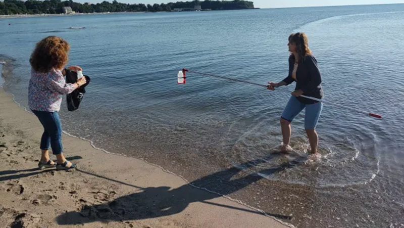 Замърсяване на морската вода след преливане на река Караагач