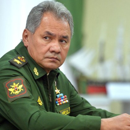 Ръководителят на руското министерство на отбраната Сергей Шойгу за първи
