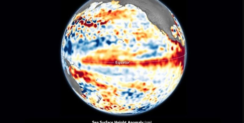 Пожар на екватора. НАСА визуализира раждането на Ел Ниньо в Тихия океан