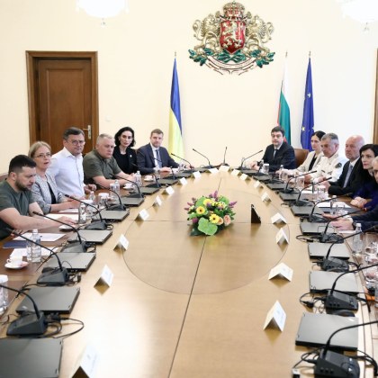 Започна срещата на двете делегации на Украйна и България в