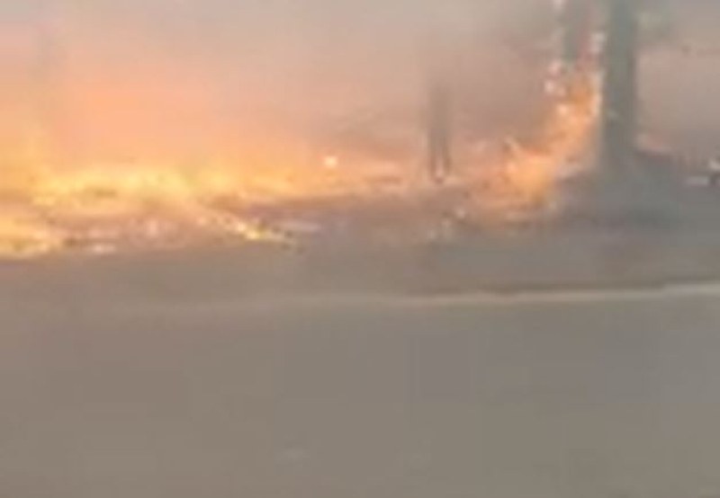 Човешка небрежност е вероятната причина за пожара край Бургас