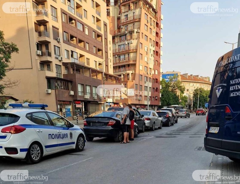 Пиян шофьор предизвика верижно меле в Пловдив СНИМКА