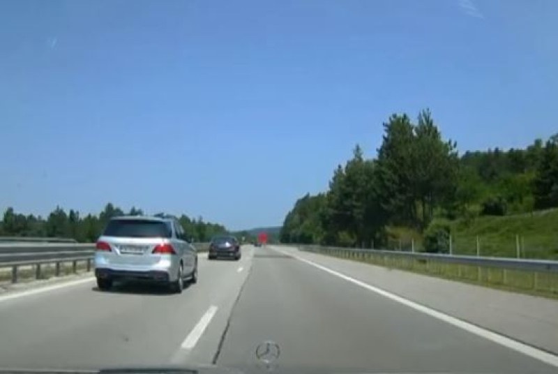 Опасно шофиране по магистрала Тракия. На кадри, заснети с видеорегистратор,