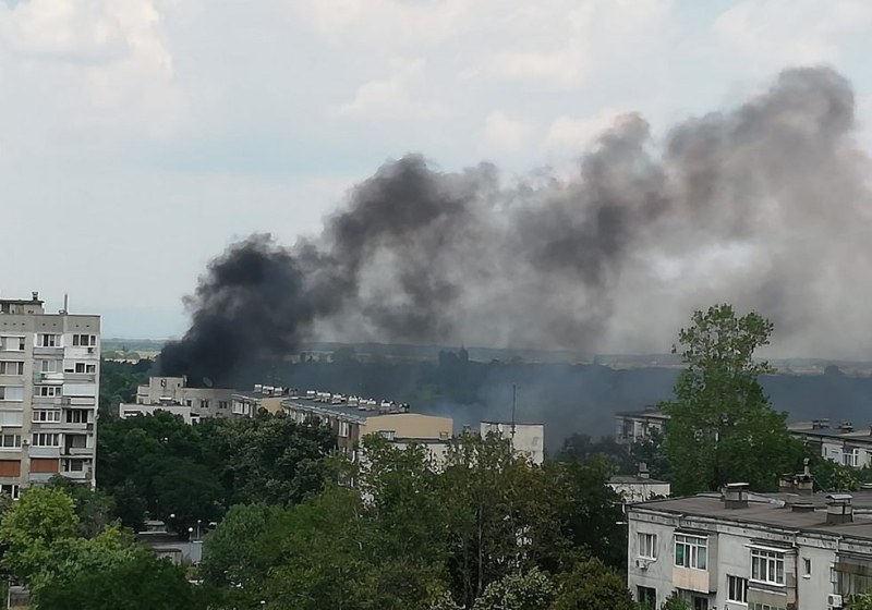 Отново! Гъст дим задими Пловдив СНИМКИ