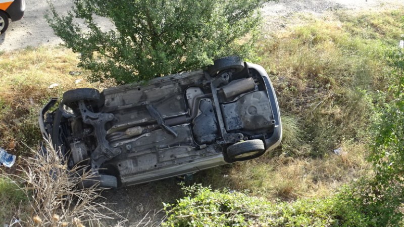 Пиян шофьор се обърна в канавка край Асеновград