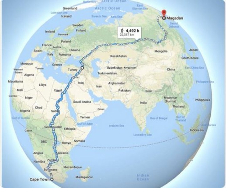 Кой е най-дългият пешеходен маршрут в света и защо никога не е извървян?