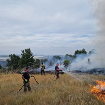 Огън в огнения ден в Пловдивско В един от най горещите