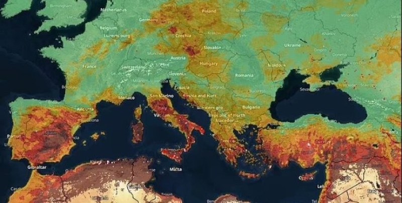 Огън поглъща Европа: пожарите в Гърция са най-интензивните и токсични в историята