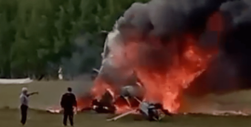 В Русия, в Алтайския край, стана самолетна катастрофа. Хеликоптер Ми-8 се