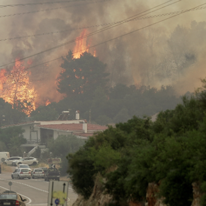 Няма опасни в момента пожарни огнища в Гърция Все още
