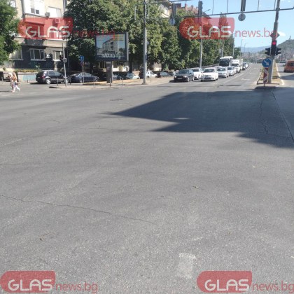 Пловдивчанин сигнализира за изтрита маркировка на кръстовището на Герджика която е