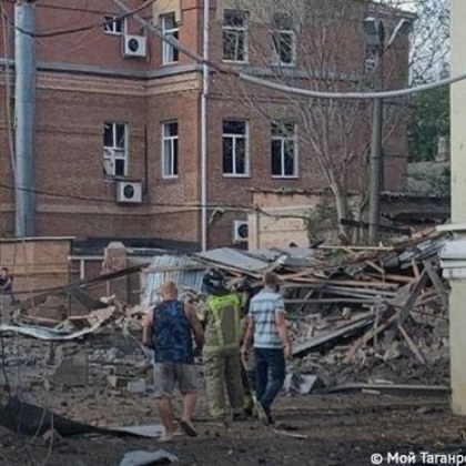 Взрив отекна в руския град Таганрог който е близо до