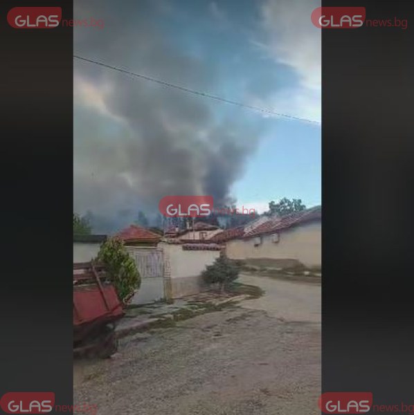Гори пожар е избухнал до пловдивското село Искра, научи GlasNews.