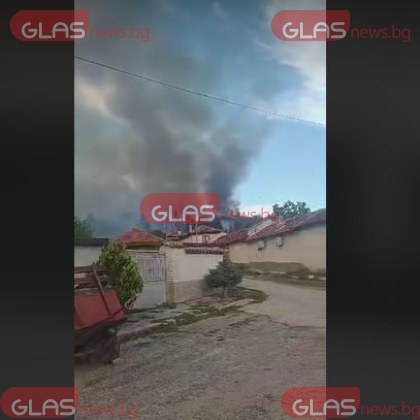 Гори пожар е избухнал до пловдивското село Искра научи GlasNews