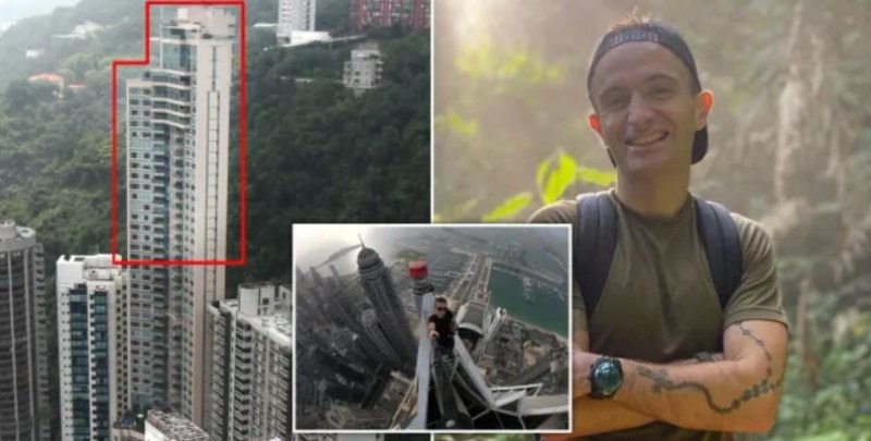 Авантюрист падна от небостъргач, загина СНИМКИ