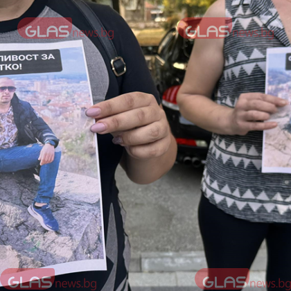 Стотици на протест в Стамболийски заради убийството на Димитър СНИМКИ