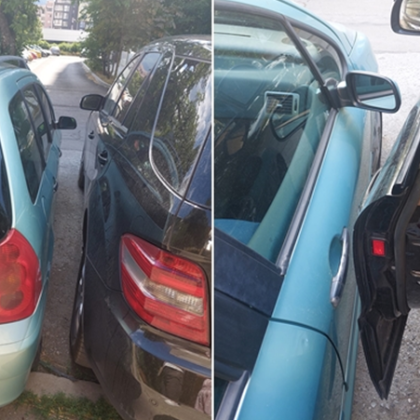 Свидетели сме на поредното безумно паркиране в столицата Шофьор е паркирал