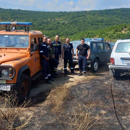 Пожарът край Ветрен е локализиран но продължава гасенето на локални