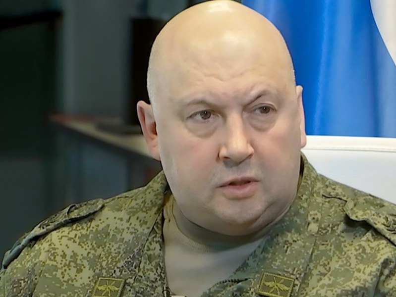 Руският генерал и бивш командир на специалната операция Сергей Суровикин е
