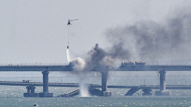Нова атака по Кримския мост ВИДЕО