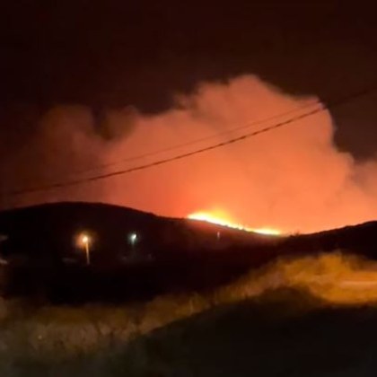 Големият пожар в Бургаско е локализиран Около 4 часа огенената