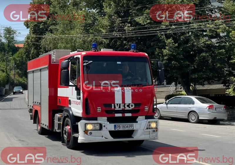 Пожар избухна край Бургас